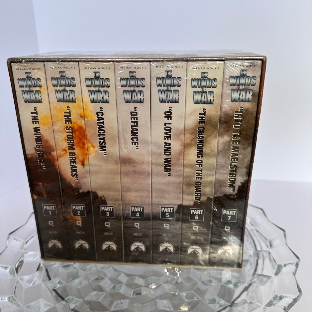 Herman‎ Wouk's The Winds of War VHS Tape Set Sealed - Robert Mitchum